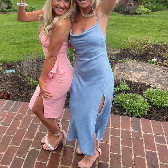 Blue midi dress - Picture 3 of 3